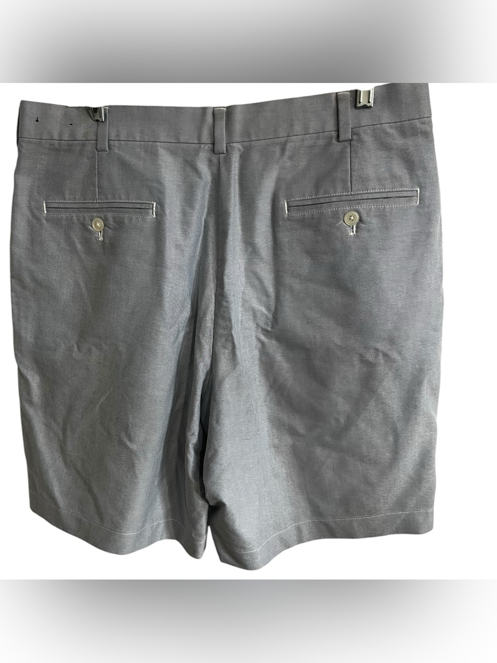 Brooks Brothers Blue Flat-Front Men's Shorts 36w EUC - Picture 2 of 3